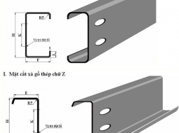 Thép xà gồ C, Z