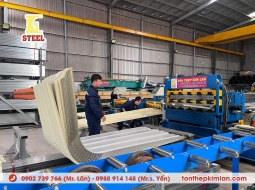 Tôn Vòm Lạnh Kẽm, Tôn Màu Uốn Cong Theo Yêu Cầu Giá Tốt - Tôn Thép Kim Lân